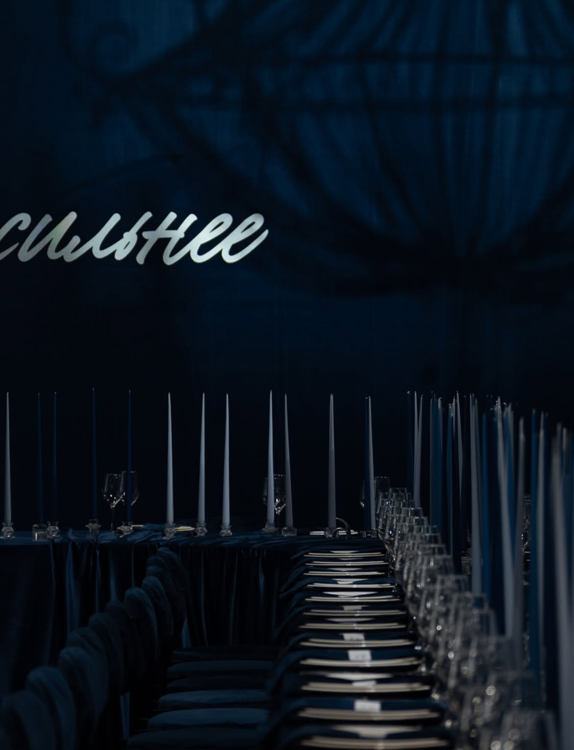 Стул Модерн Черный, Глубокий синий