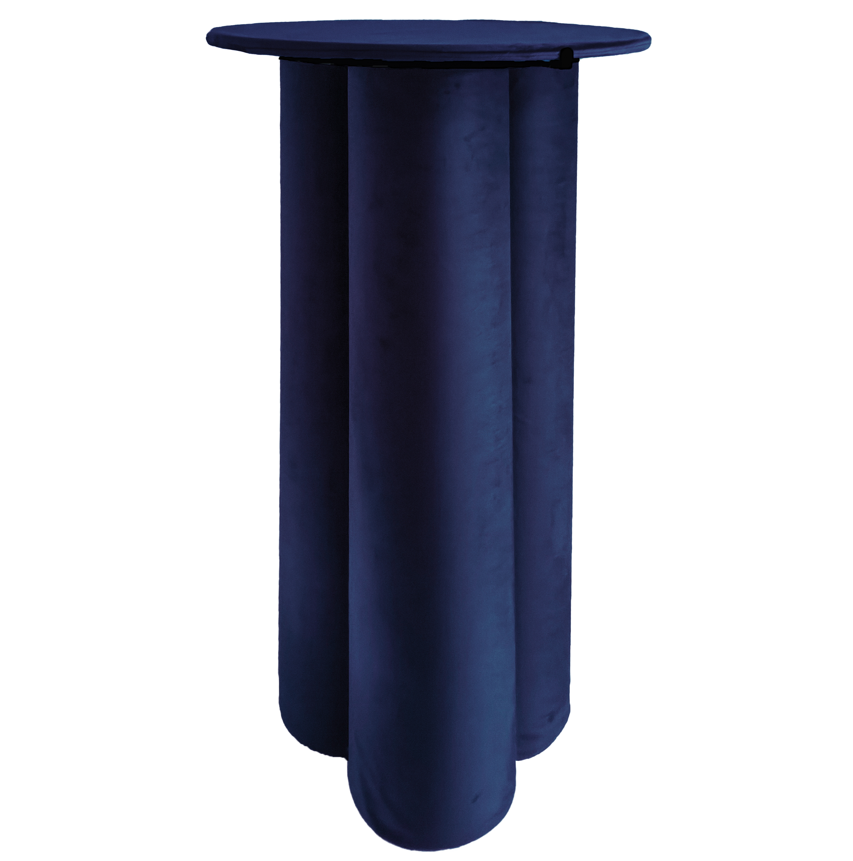 Коктейльный стол Сквош сапфир, велюр