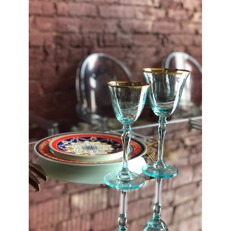 Сет бокалов Хлоэ голубой - Фото миниатюра 4