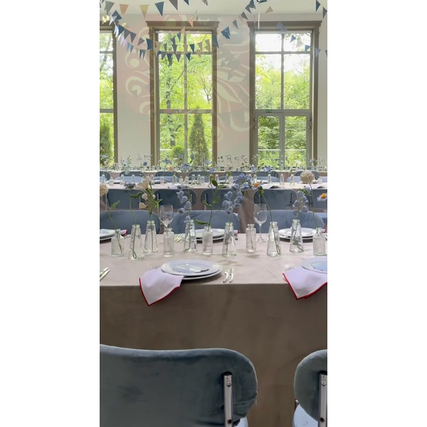 Салфетка белая с красным кантом - Фото 6