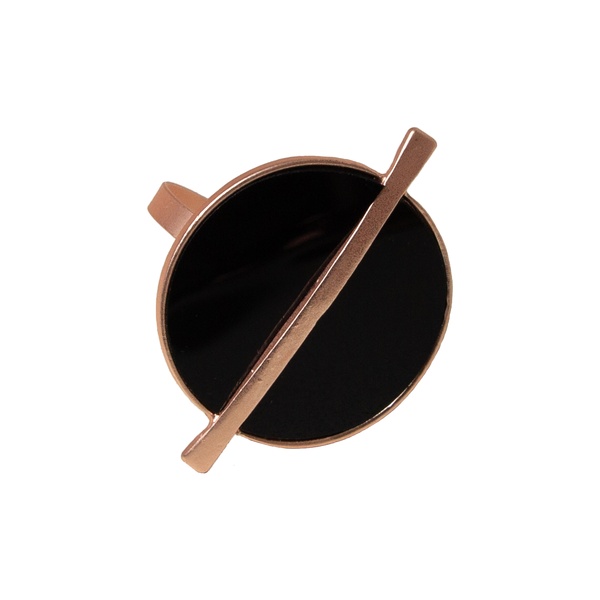 Кольцо для салфетки Баттон, черное
