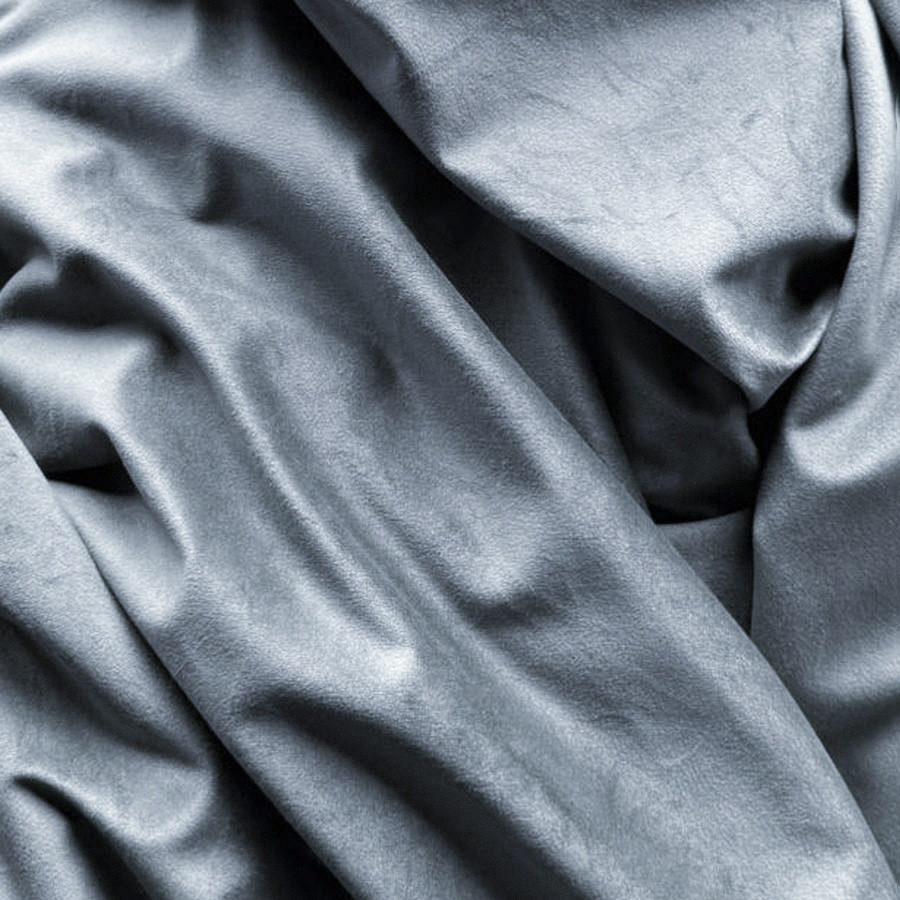 Серо-голубой велюр - Фото миниатюра 1