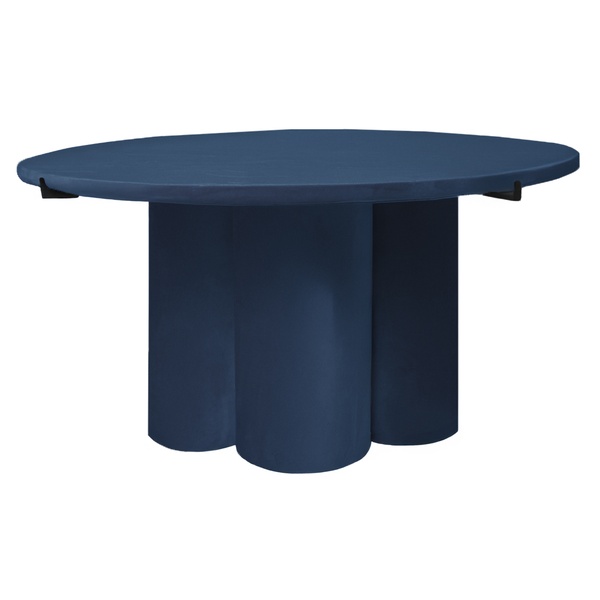 Журнальный столик Сквош сапфир, велюр