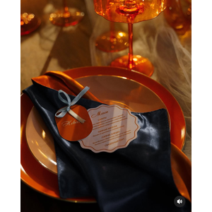 Салфетка двухсторонняя Vice Versa, Hoity-Toity, сине-оранжевая - Фото 5