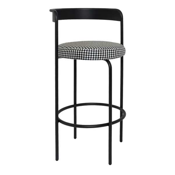 Стул барный Колори, Лакричный леденец + Гусиная лапка