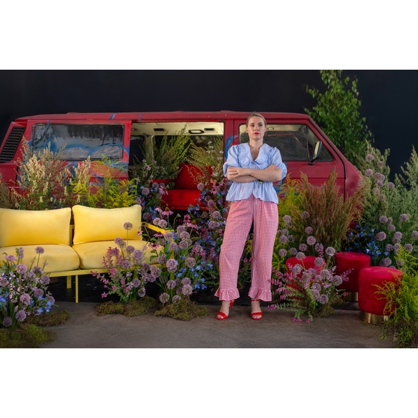 Диван Huggi M, Лимонный капкейк + Yellow Submarine - Фото 4