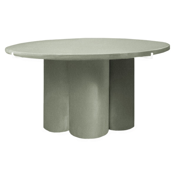 Журнальный столик Сквош эвкалипт, велюр