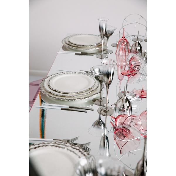 Сервировочная тарелка Sunflower silver - Фото 4