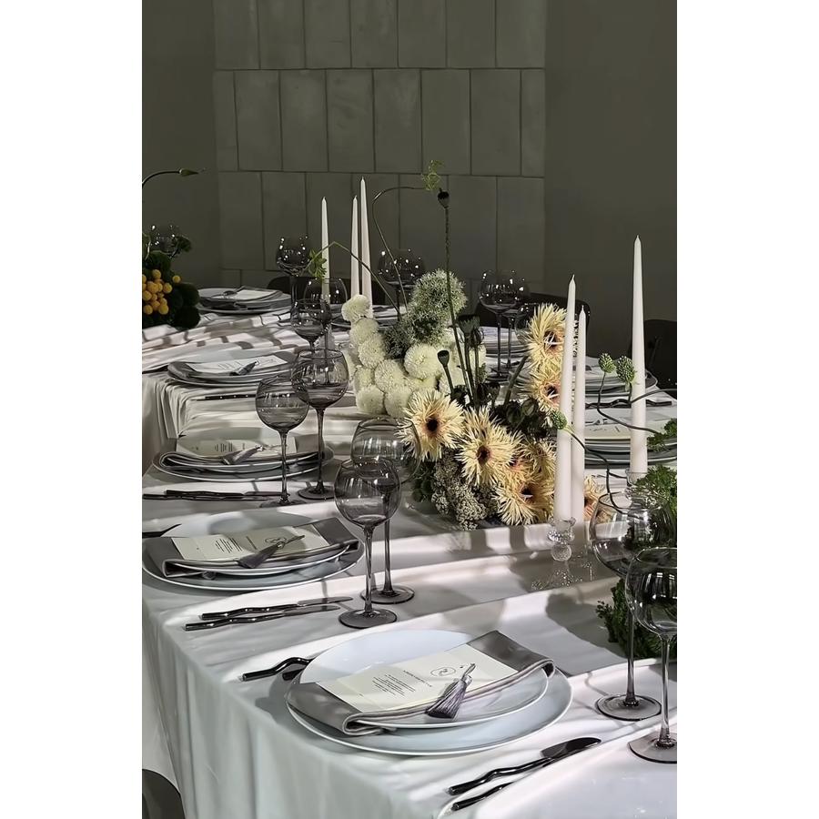 Сет бокалов Siren дымчатых с золотой каймой - Фото миниатюра 4