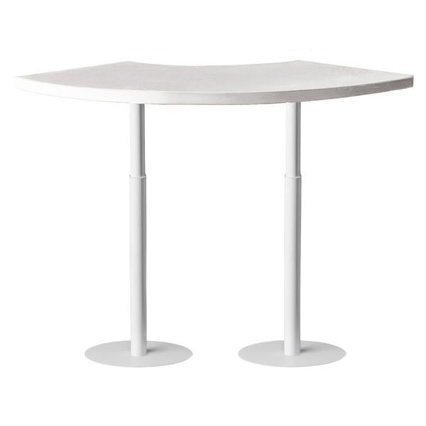 Стол коктейльный Twist Serpent S, Рафаэлло + Milky way (телескопические ноги) - Фото 1