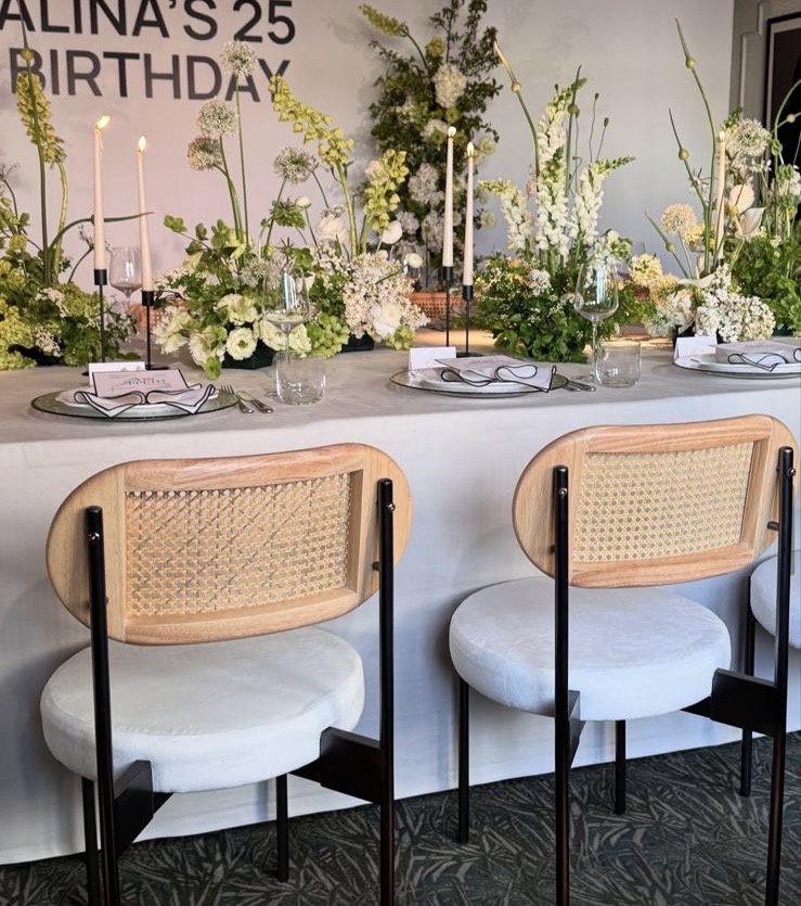 Стул Модерн Черный, Натуральный ротанг + Немного голубого