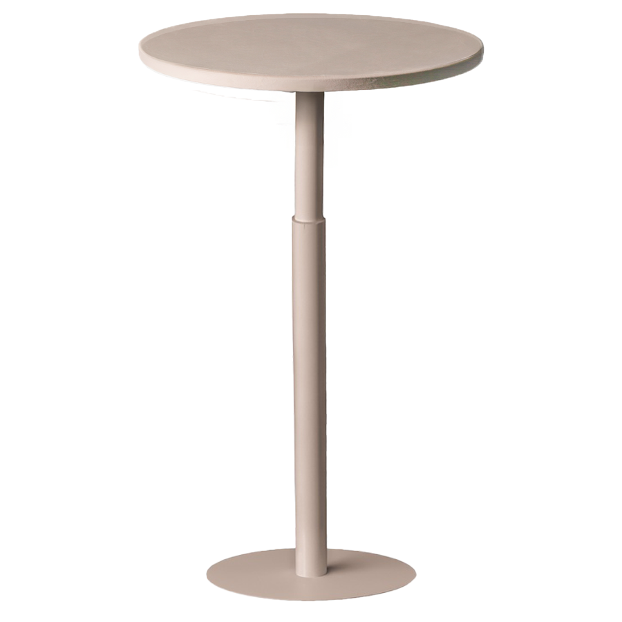 Стол коктейльный Твист Круглый, Кремовый бисквит 