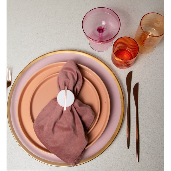 Кольцо для салфетки Баттон, белое - изображение 2