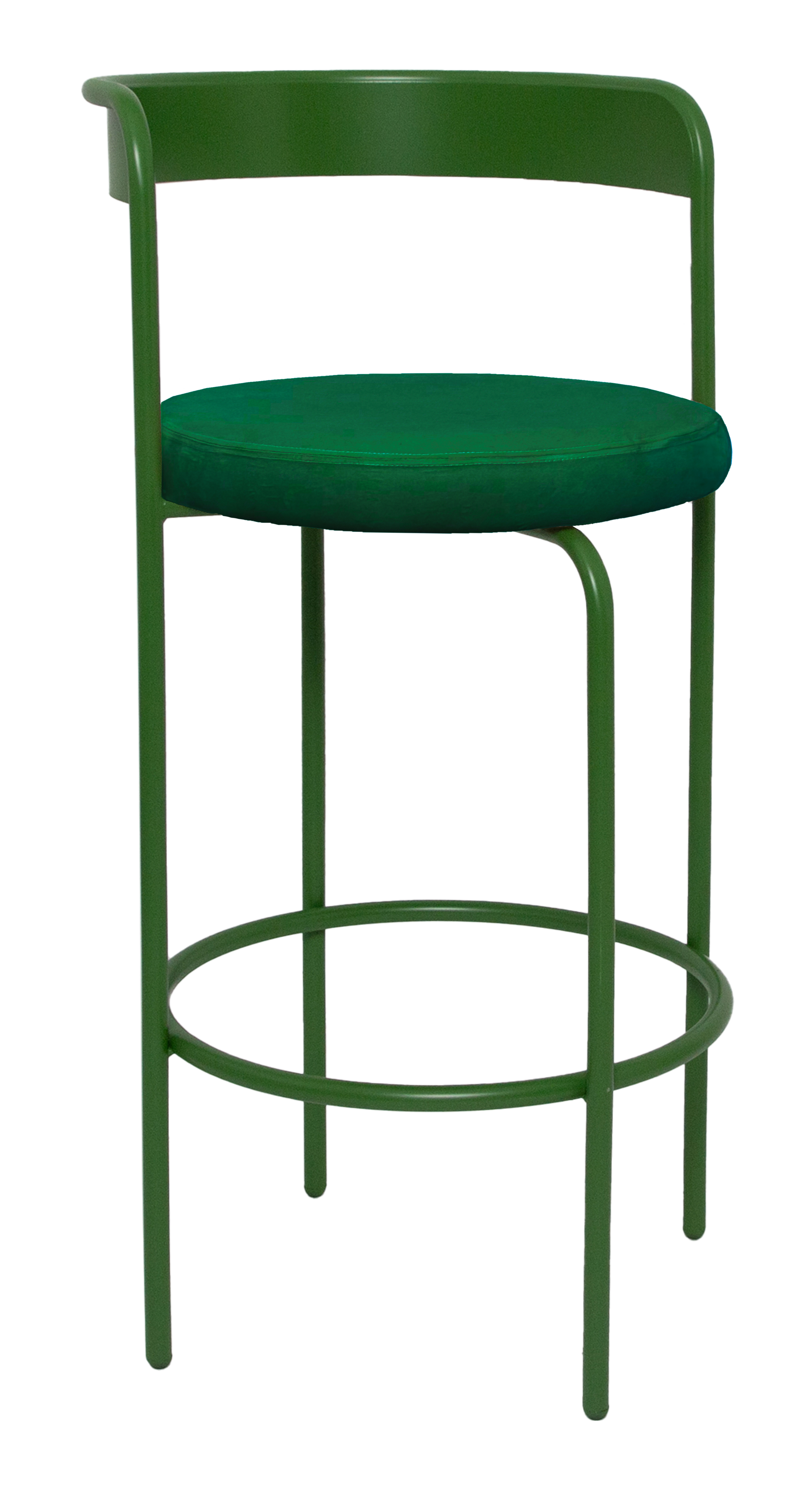 Стул барный Колори, Фисташковое пралине + Изумрудный