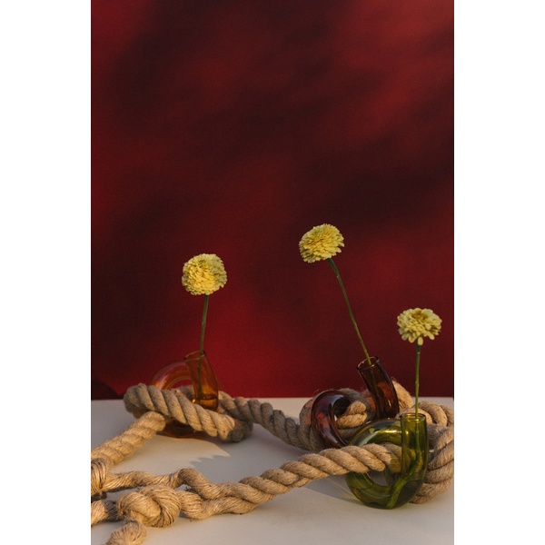 Стеклянная вазочка Пайпер коричневая - изображение 7