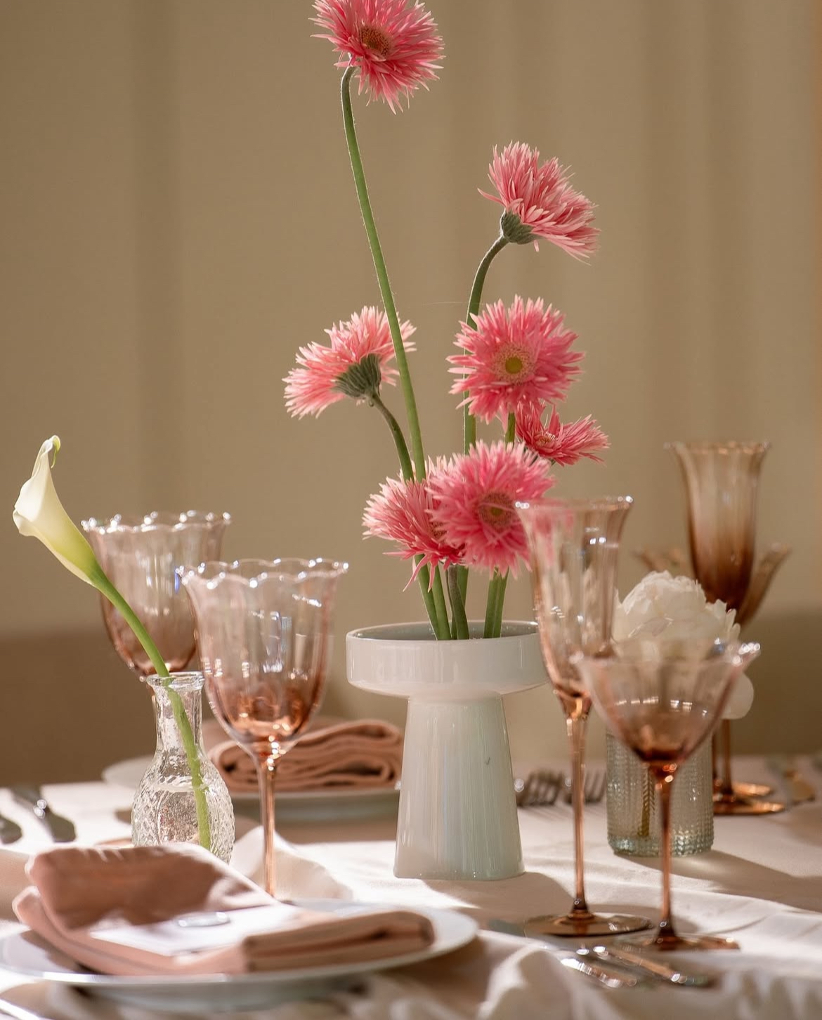 Бокал винный малый Блуми Остеоспермум