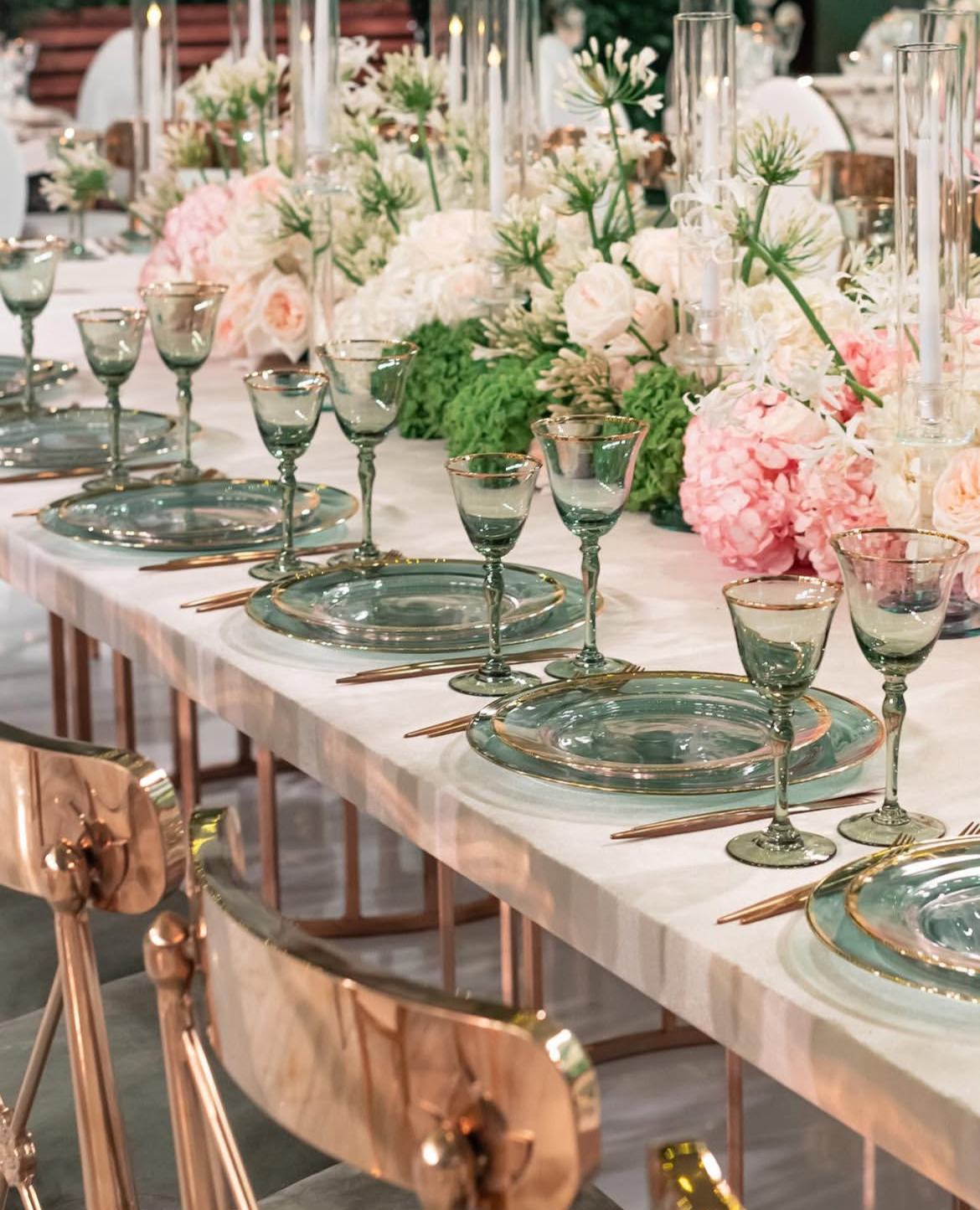 Сет бокалов Хлоэ зеленый