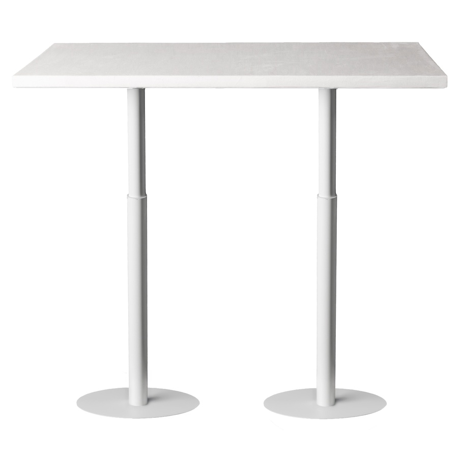 Стол коктейльный Twist Rectangle M, Milky way (телескопические ноги) - Фото основное 1