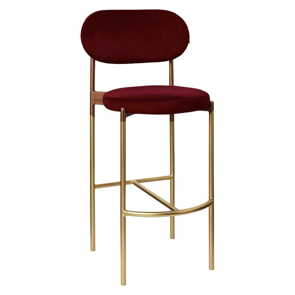Стул барный Modern Comfy Bordeaux  (любой цвет каркаса) - Фото 1