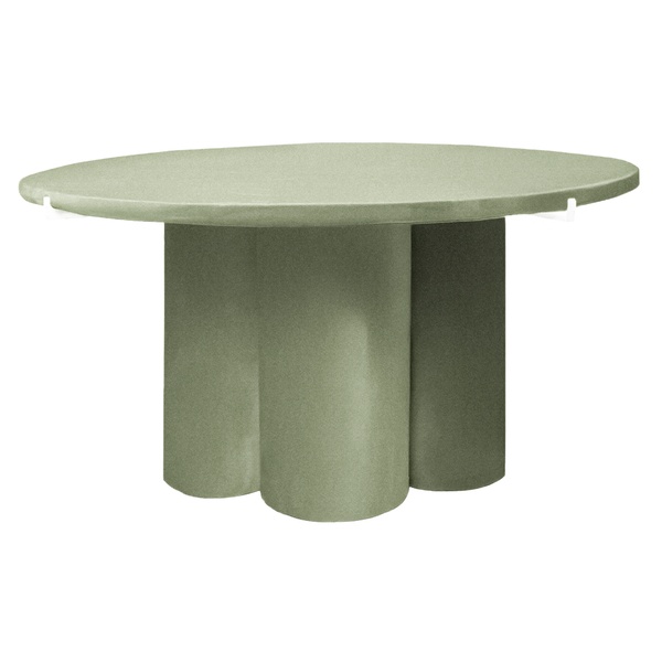 Журнальный столик Сквош шалфей, велюр 