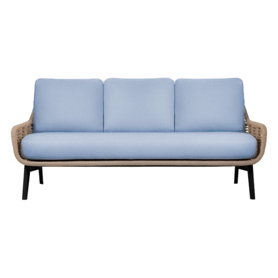 Диван трехместный Ван Гог, голубой