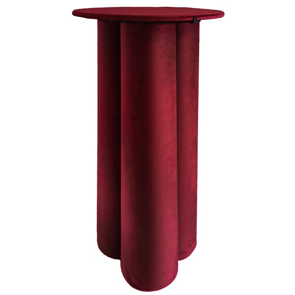 Коктейльный стол Сквош пьяная вишня, велюр 
