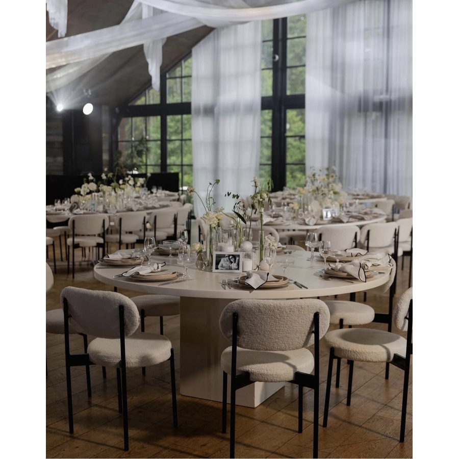 Стул Modern Silver, Natural Rotango + Milky Way - Фото миниатюра 3