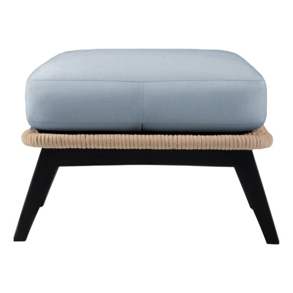 Пуф The One серо-голубой