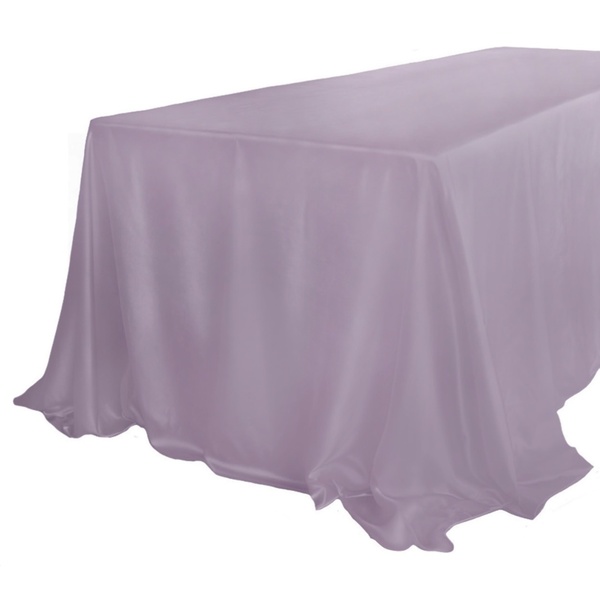Скатерть велюр, прямоугольная, лавандовая XL