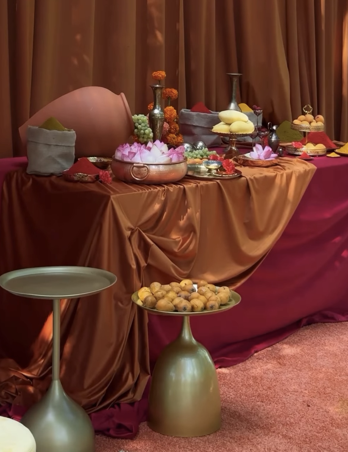 Столик журнальный Марокко Золото С