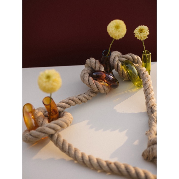 Стеклянная вазочка Пайпер оранжевая - изображение 4