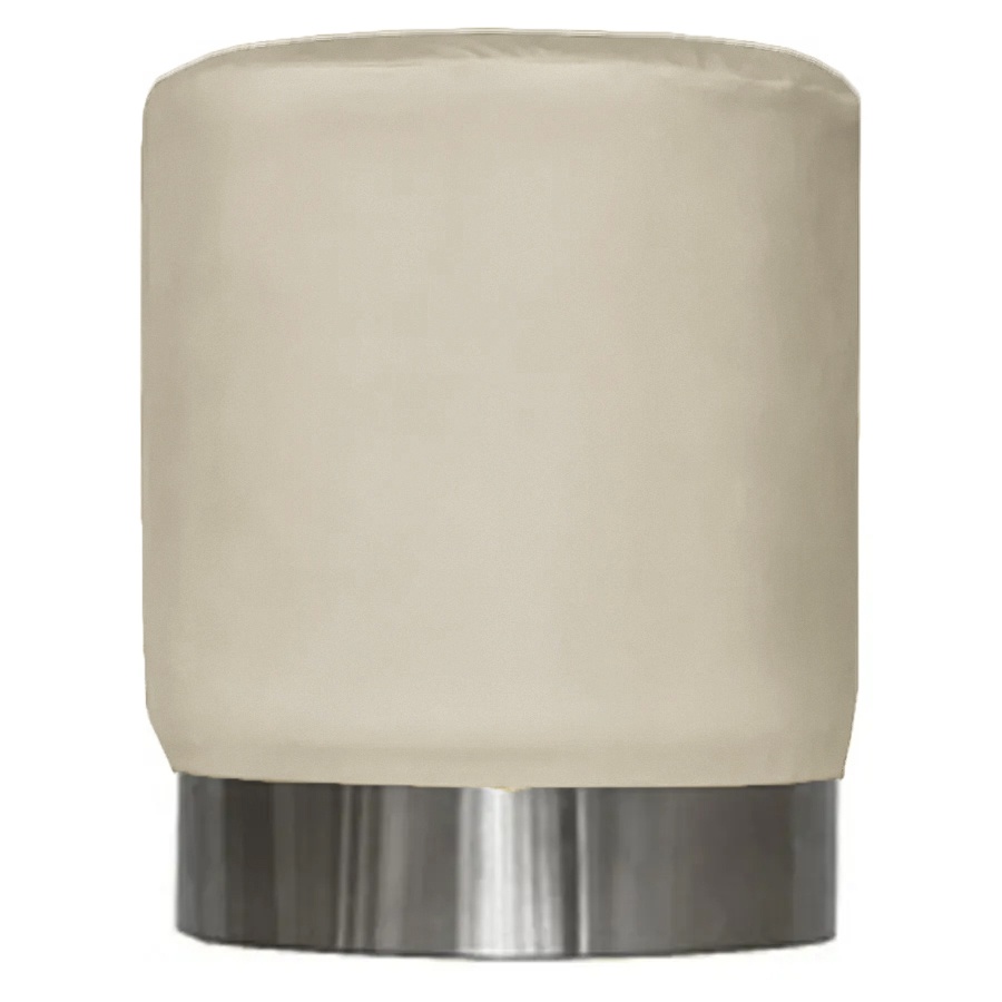 Пуф Silver, песочный велюр - Фото миниатюра 1