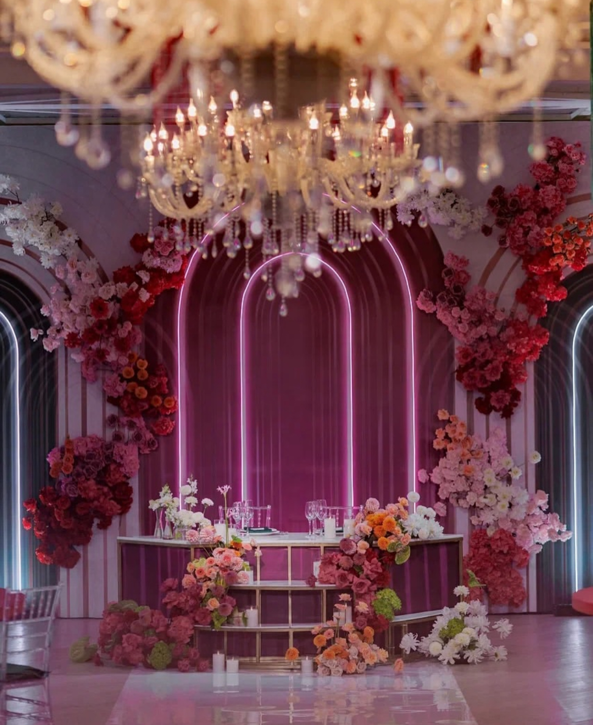 Стол-президиум Наутилус Серпент + Око + Тай с матовым стеклом