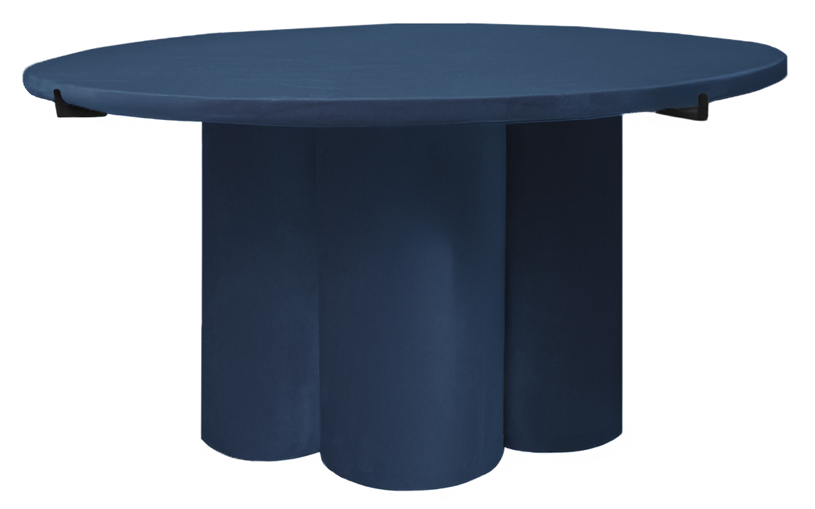 Журнальный столик Сквош сапфир, велюр