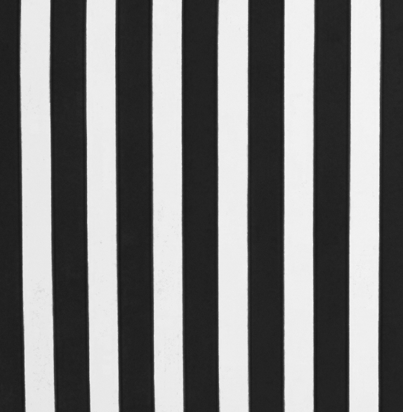 Чехол на Пуф квадратный Точка, черно-белая полоска  