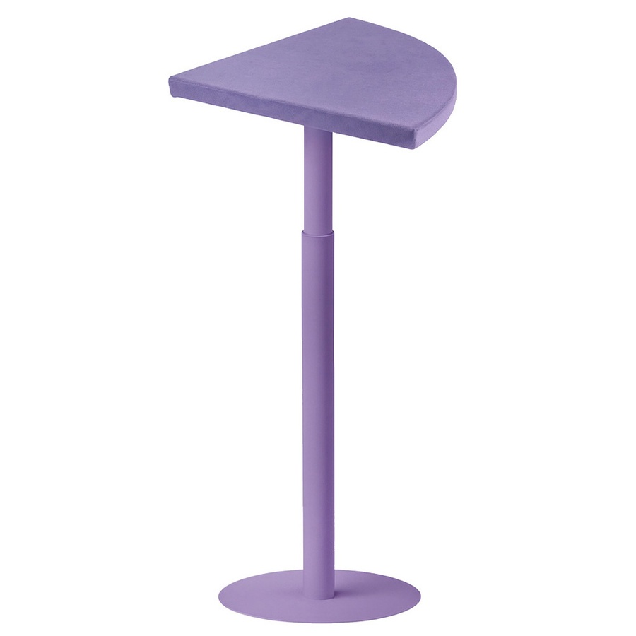 Стол коктейльный Twist Petal, violet ice cream+pale orchid (телескопическая нога) - Фото миниатюра 1