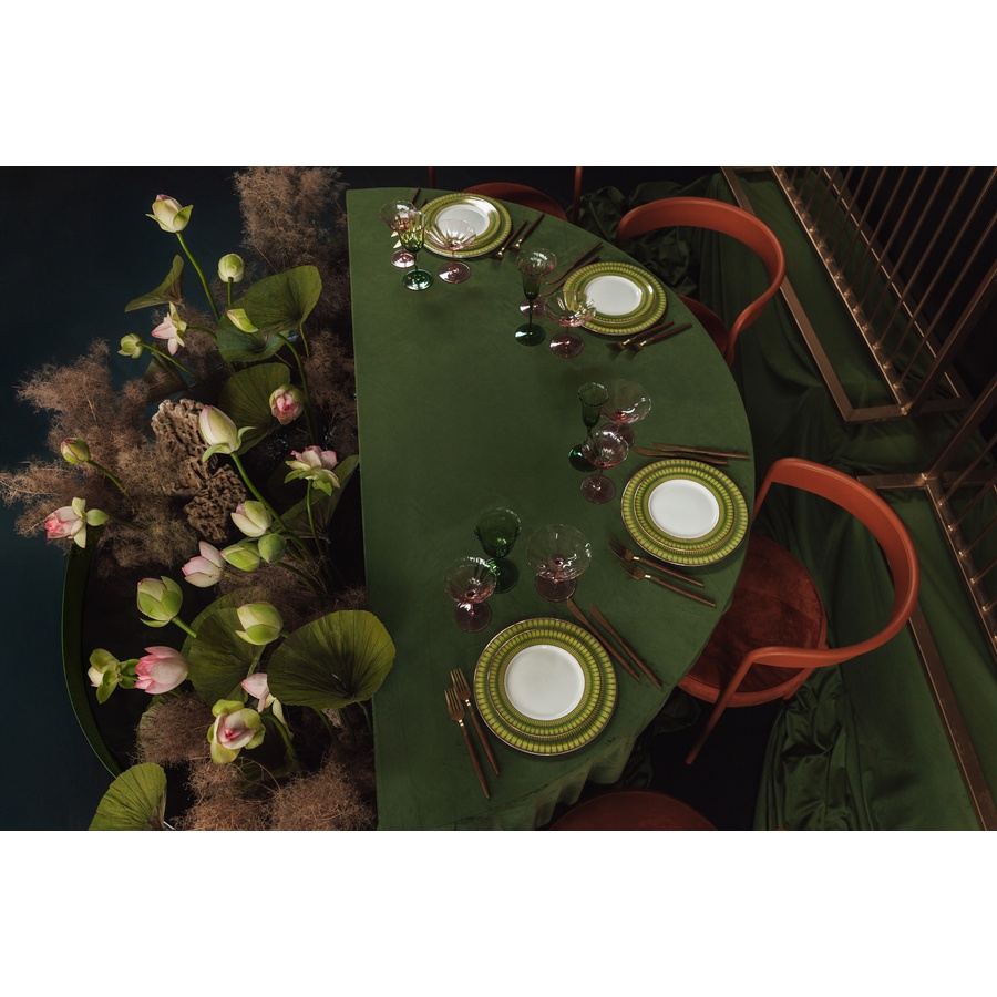 Скатерть велюр, круглая, лесная поляна - Фото миниатюра 3