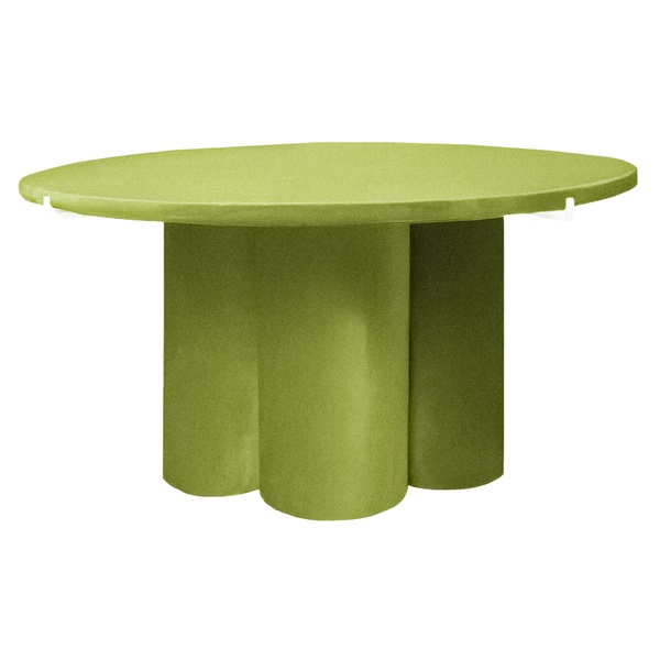 Журнальный столик Сквош весенняя зелень, велюр