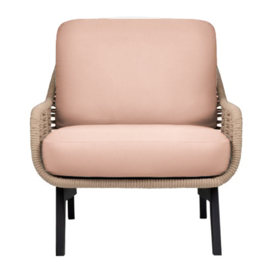 Кресло The One персиковый - Фото миниатюра 1