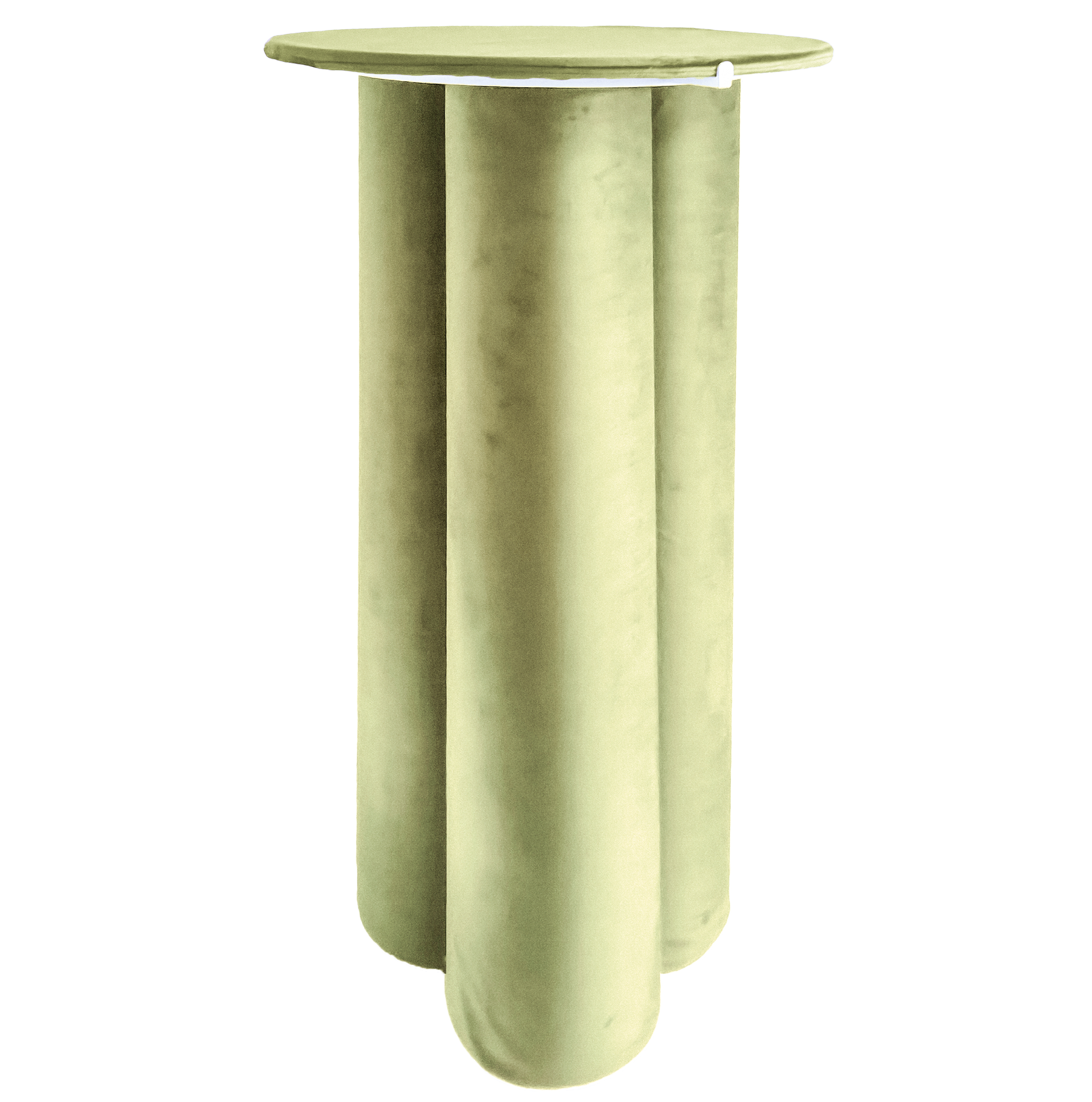 Коктейльный стол Сквош весенняя зелень, велюр