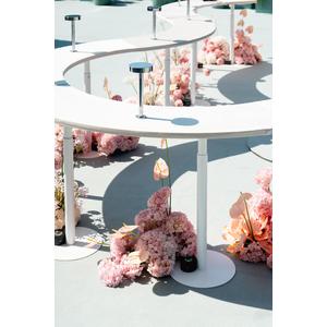 Стол коктейльный Twist Serpent M, Кремовый бисквит  (телескопические ноги)  - Фото 5