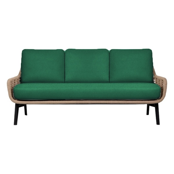 Диван трехместный The One Изумрудный