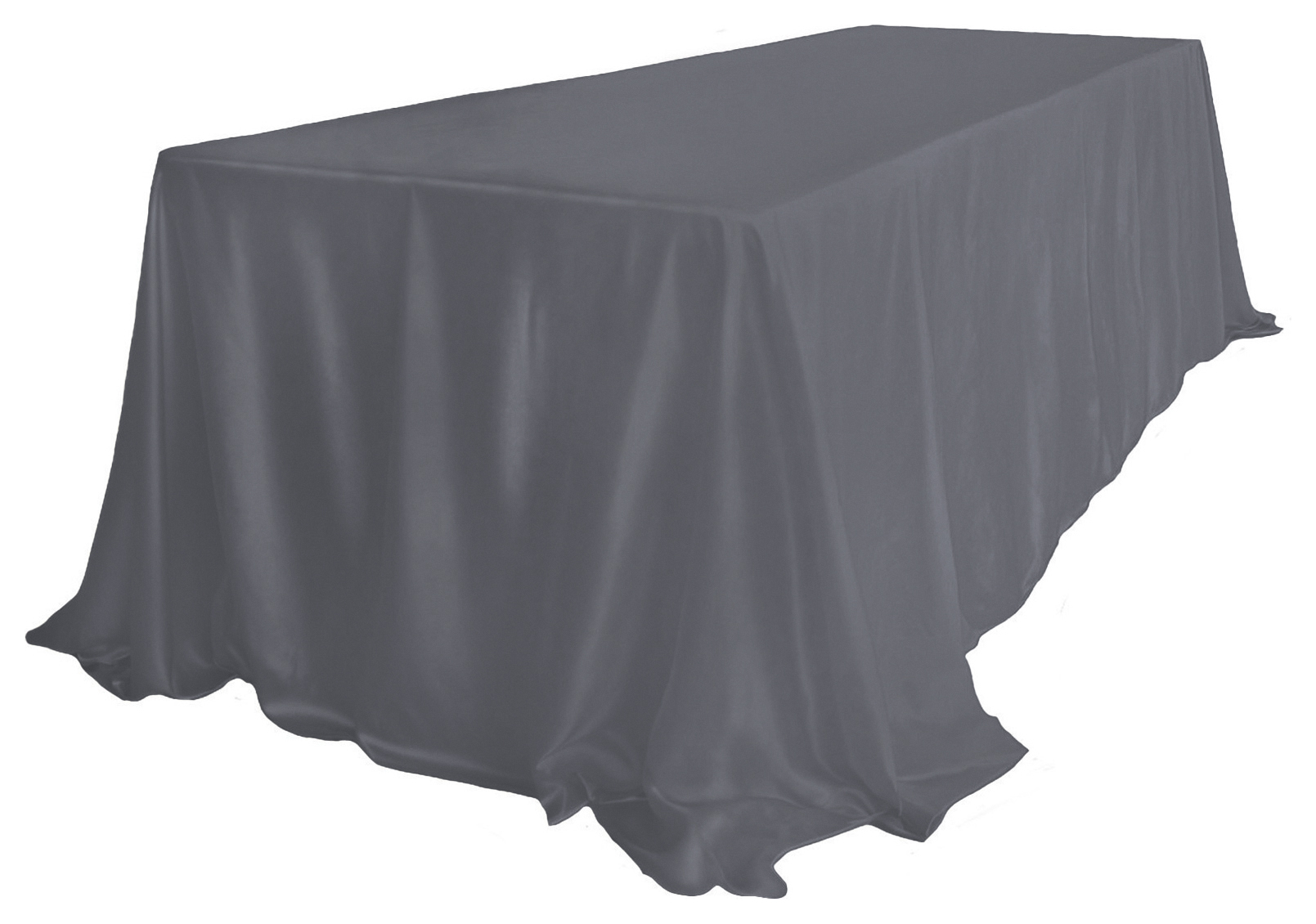 Скатерть велюр, прямоугольная, графит - Фото основное 1