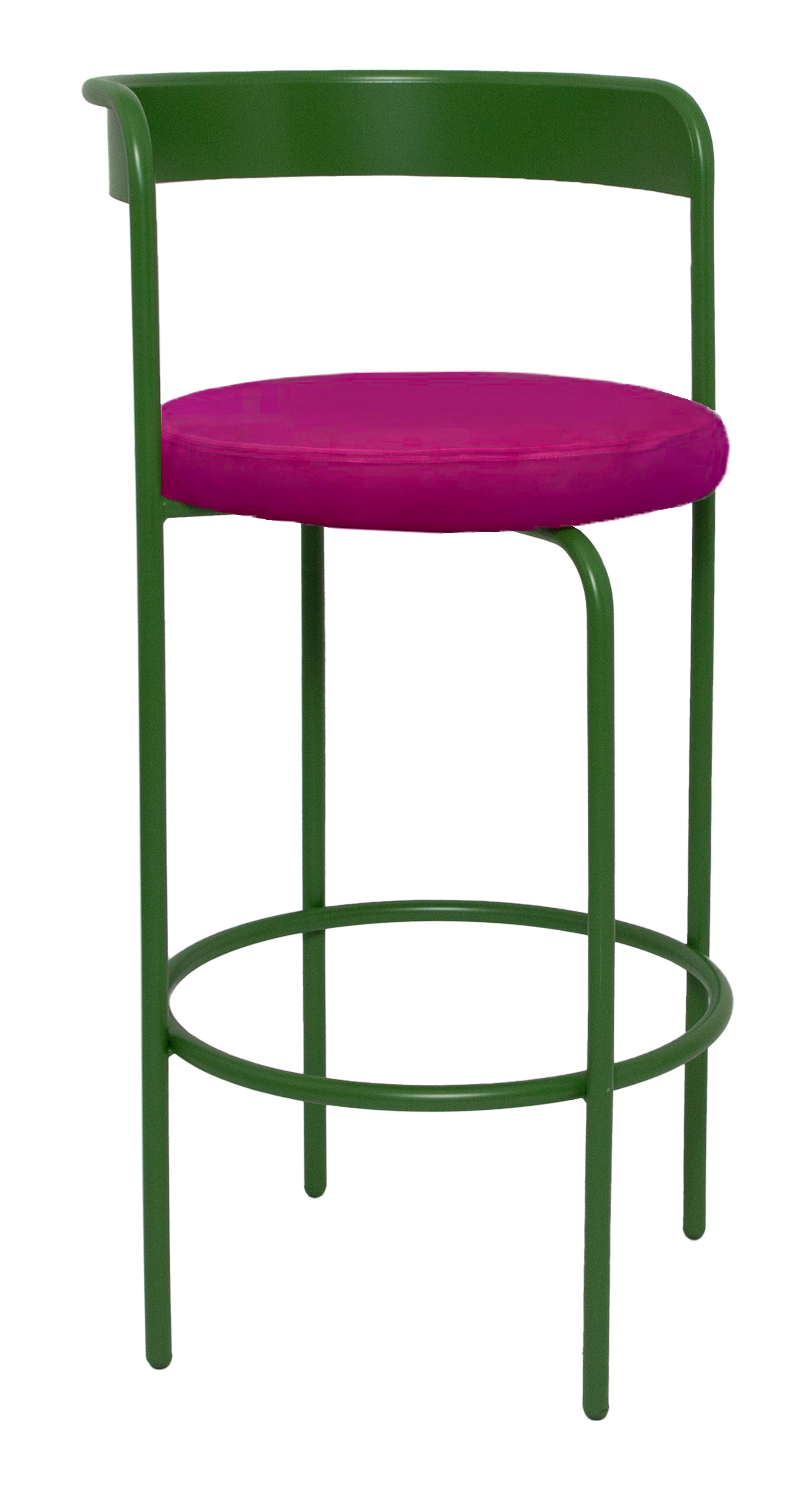 Стул барный Колори, Фисташковое пралине + Манящая фуксия