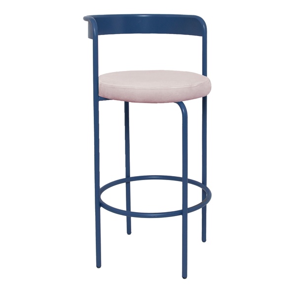 Стул барный Колори, Черничный йогурт + Розовый кварц