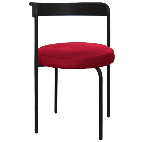 Стул Колори, Лакричный леденец + Малиново-красный