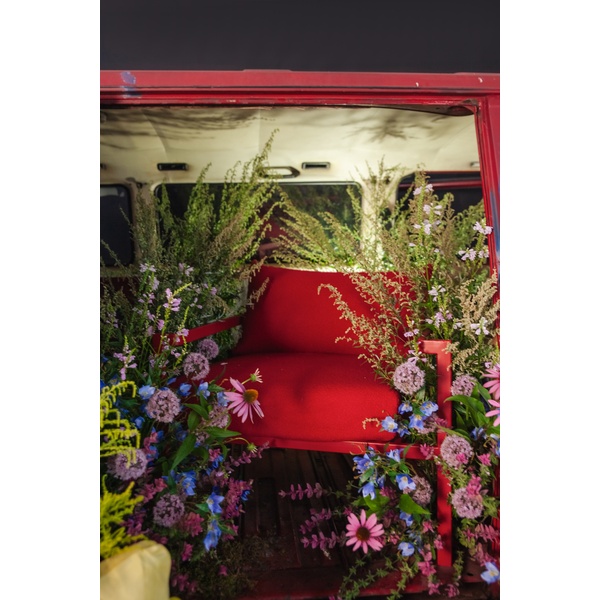 Кресло Huggi, Красный бархат + Red Teddy - Фото 7