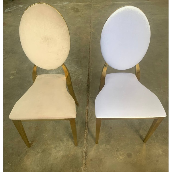 Стул Washington Gold, велюр белый - Фото 9