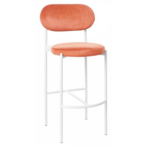 Стул барный Модерн Комфи Игривый Персик + белый (перекрас) 