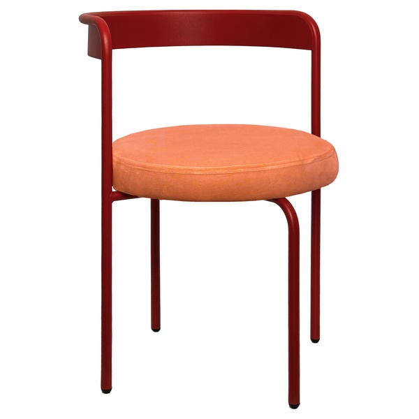 Стул Колори, Красный бархат + Игривый персик